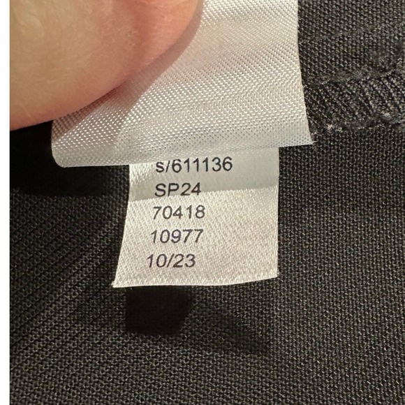 Ann Taylor Womens Black 2 Piece Pant Suit Blazer Trousers Set Size 12P - Picture 12 of 12